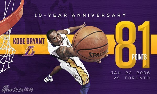科比81分13周年图片