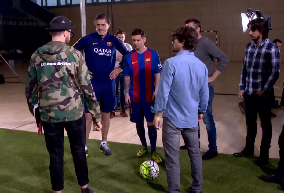 巴萨拍摄新球衣花絮